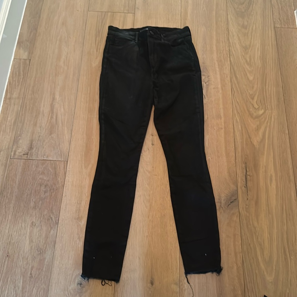 Joe's skinny jeans- leather like